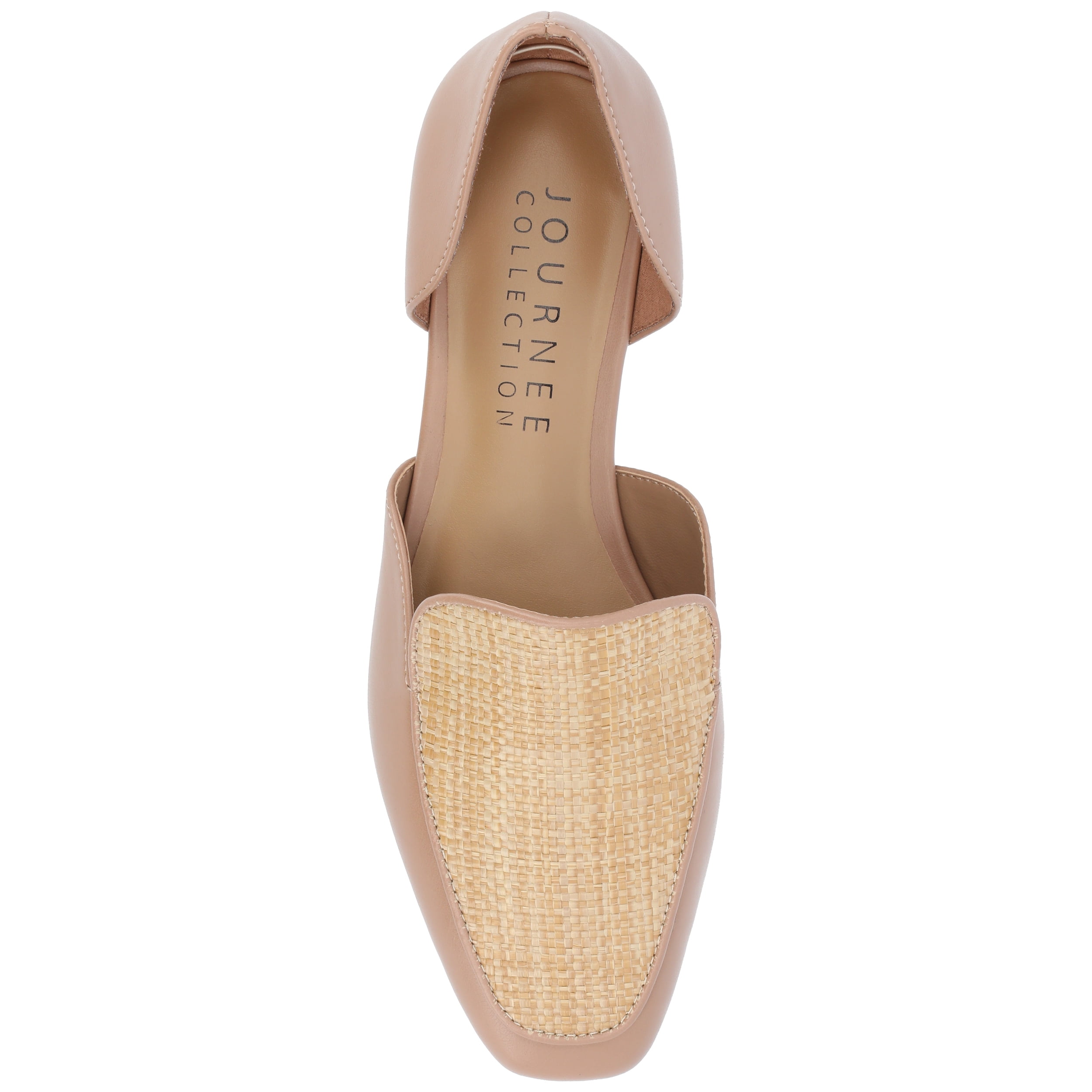 Journee Womens Kennza Soft Faux Leather Slip On Flats
