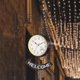 thumbnail image 5 of Reloj de pared Vintage de doble cara, reloj colgante de estilo de estación de tren, reloj de arte silencioso para decoración de sala de estar y estudi Café perfecl Reloj de pared de doble cara, 5 of 7