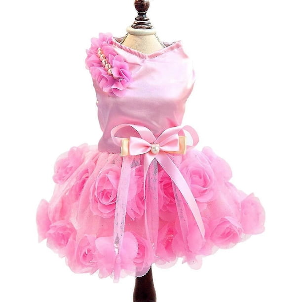 Vestido para perro, vestido de boda para perro, vestido de cumpleaños para perro, vestido de tutú para perro (xs)