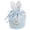 Light Blue, variant on Velvet Drawstring Candy Bag with Bunny Ear, Jewelry Pouches Sweet Moment Small Candy Gift Bags for Easter Wedding Birthday Party Favors, 1 Pcs, 6.69 Inches