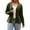 Army Green, variant on Women's V-neck Cardigan Sweater Long-sleeved Cinched Waist Knitted Top