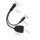 thumbnail image 2 of unbranded Cordón De Extensión Iec C14 A C13 Negro Con Adaptador Uk Para Equipos Informáticos Y Redes, 2 of 8