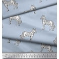 thumbnail image 3 of Soimoi Rayon Fabric Horse Block Print Fabric by The Yard 56 Inch Wide, 3 of 3