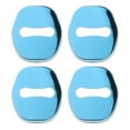 thumbnail image 2 of 4Pcs Couvercle de Serrure de Porte en Acier Inoxydable Décor Accessoires en Métal, Intérieur de Protection, pour Auto, Bleu, 2 of 8