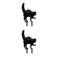 thumbnail image 2 of Bewildely Señales de patio de Halloween con silueta de gato espeluznante negro: fáciles de instalar y terriblemente realistas A 2Conjunto, 2 of 6