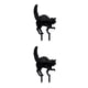 thumbnail image 3 of Injueey Acrílico Añade un toque espeluznante al patio con silueta de gato Letreros de patio de Halloween Silueta de gato espeluznante A 2Conjunto, 3 of 6