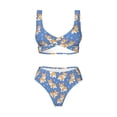 thumbnail image 4 of Rocae Corgi for Bikini Set for Women Two Piece Sexy High Swimsuits Split Crossover Bikini XX-Large, 4 of 9