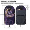 thumbnail image 7 of XYZCANDO 1 Pack Car Seat Towel Cover Sweatproof Waterproof, Compatible with Truck Seat Auto Interior Car Interior Terry Cloth Car Seat Covers(Purple Butterfly Rose Design), 7 of 7