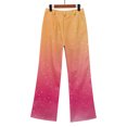 thumbnail image 7 of Delayuji Women's Casual Loose Wide Leg Pants Gradient Color White Point Printed With Pockets, 7 of 7