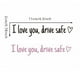 thumbnail image 5 of I Love You Drive Safe Mirror Sticker Waterproof Rear View Mirror Stickers for Road Trips, 5 of 5