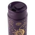 thumbnail image 2 of Thyme & Table 22 fl oz Stainless Steel Coffee Tumbler, Purple & Gold Celestial, 2 of 10