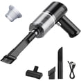 thumbnail image 1 of Aspiradora de mano 9000Pa, potente aspiradora inalámbrica de mano, aspiradora portátil con potencia recargable de 120 W, aspiradora de mano para coche, hogar, oficina, mascota, 1 of 5