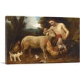 thumbnail image 1 of ARTCANVAS Satyr Boy With Animals Canvas Art Print by Johann Baptist Hofner - Size: 26" x 18" (1.50" Deep), 1 of 9
