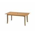 thumbnail image 2 of Teak Dining Set:6 Seater 7 Pc - 71" Rectangle Table, 4 Armless and 2 Giva Arm / Captain Chairs Outdoor Patio Grade-A Teak Wood WholesaleTeak #WMDSGV9, 2 of 3