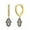 60300125-Gold, variant on HOOUN S925 Solid Sterling Silver Zirconia Evil Eye Farma Hand Hoop Earrings Party Gift-60300124-Silver