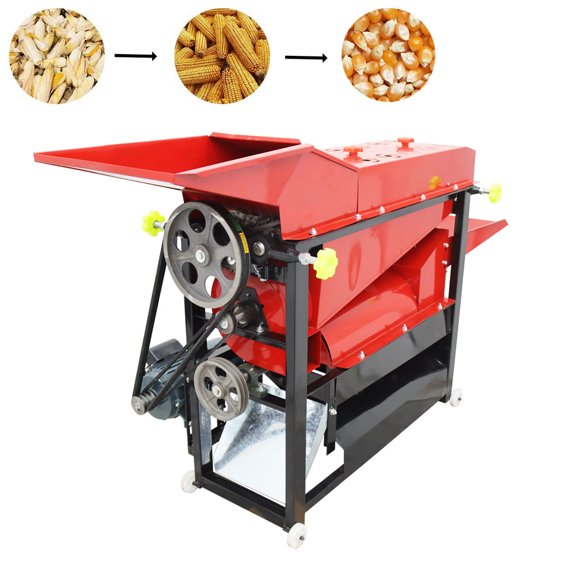 Electric Corn Husking and Threshing Machine Dry and Wet Corn Husking and Threshing Machine 220V