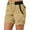 Beige, variant on TAGOLD Women's Summer Athletic Shorts Pants,Casual Plus Size Short Pants for Womens,Fashion Women's Summer Woven Casual Solid Pocket Drawstring Work Pants Pants