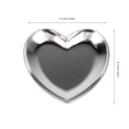 thumbnail image 1 of Stainless Steel Heart Shaped Plate Tea Tray for Home Kitchen, Gold Small Tray Set, 1 of 7