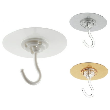 

HYmarket Dual-use 360 Degree Rotating Kitchen Hook Hole-free Wall Hanging Adhesive Hanger