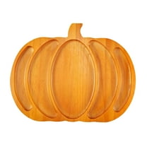 Baking Trays and Trays Wooden Pumpkin Decoration Halloween Cooked Food Platter for Modern Kitchen Autumn Tableware Thanksgiving Cheese Board