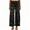 Black, variant on Womens High Waist Jeans Floral Print Ruffle Hem Wide Leg Denim Pants 2026 Baggy Boyfriend Casual Pants Black S
