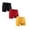 RD1 1PCS & Yellow 1PCS & Black 1PCS, variant on Mens Underwear Briefs Mid Rise Breathable Side Vents Comfortable 3 Pack