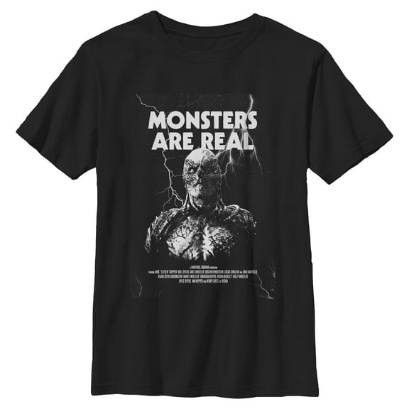 Netflix Boys' Stranger Things Lightning Vecna Monsters Are Real T Shirt