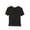 Black, variant on cfhntfmh Women's Cropped T-Shirts Short Sleeve V Neck Loose Fit Summer Tee Shirts Casual Plain Tops Trendy Clothes