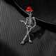 thumbnail image 4 of Disfraces de Halloween para Mujeres Broche de Cráneo de Mujer Cristal Espumante Joyería de Bicicleta de Mujer Accesorios de Disfraces de Halloween Joyería para Mujeres, 4 of 6