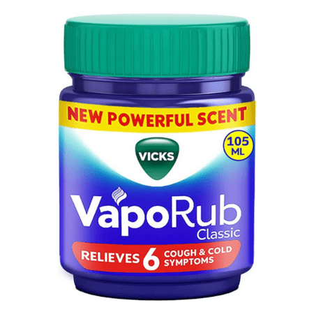 Vicks VapoRub 105ml Family Pack Refreshing Menthol Pack of 1