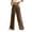 Coffee, variant on Utoimkio Women's Wide Leg Flowy Lounge Pants High Waisted Casual Loose Summer Yoga Pants for Women