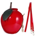 thumbnail image 2 of 1pc Girl Crossbody Bag Simple Small Shoulder Bag Apple Shaped Coin Bag, 2 of 8