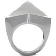 thumbnail image 4 of High polished (no plating) Stainless Steel Ring with No Stone for Women Minimalist Theme No Stone Stone Color Style TK136 Size 6, 4 of 5