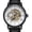 Black case, white dial, gold movement, variant on Men's watch with hollowed-out transparent back, mechanical watch with PU leather strap, non-automatic mechanical men's watch, stylish men's watch