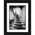 thumbnail image 1 of Ariel, Ariel 11x14 Black Ornate Wood Framed with Double Matting Museum Art Print Titled - Staircase, 1 of 4