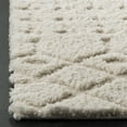 thumbnail image 3 of SAFAVIEH Sparta Stewart Geometric Polyester Shag Area Rug, Cream, 3' x 5', 3 of 7