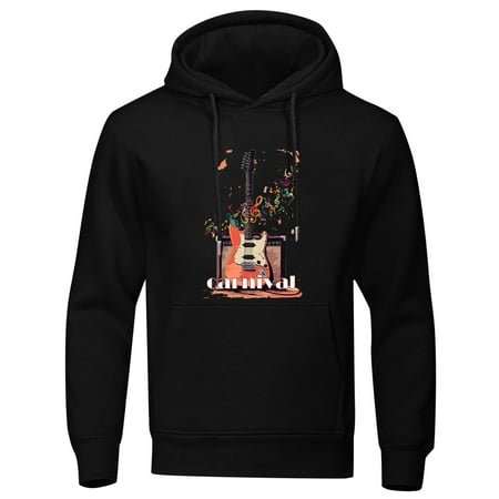 PMUYBHF Pull à Capuche à Manches Longues Imprimé Carnaval Décontracté Mode Automne et Printemps 1890 TTG