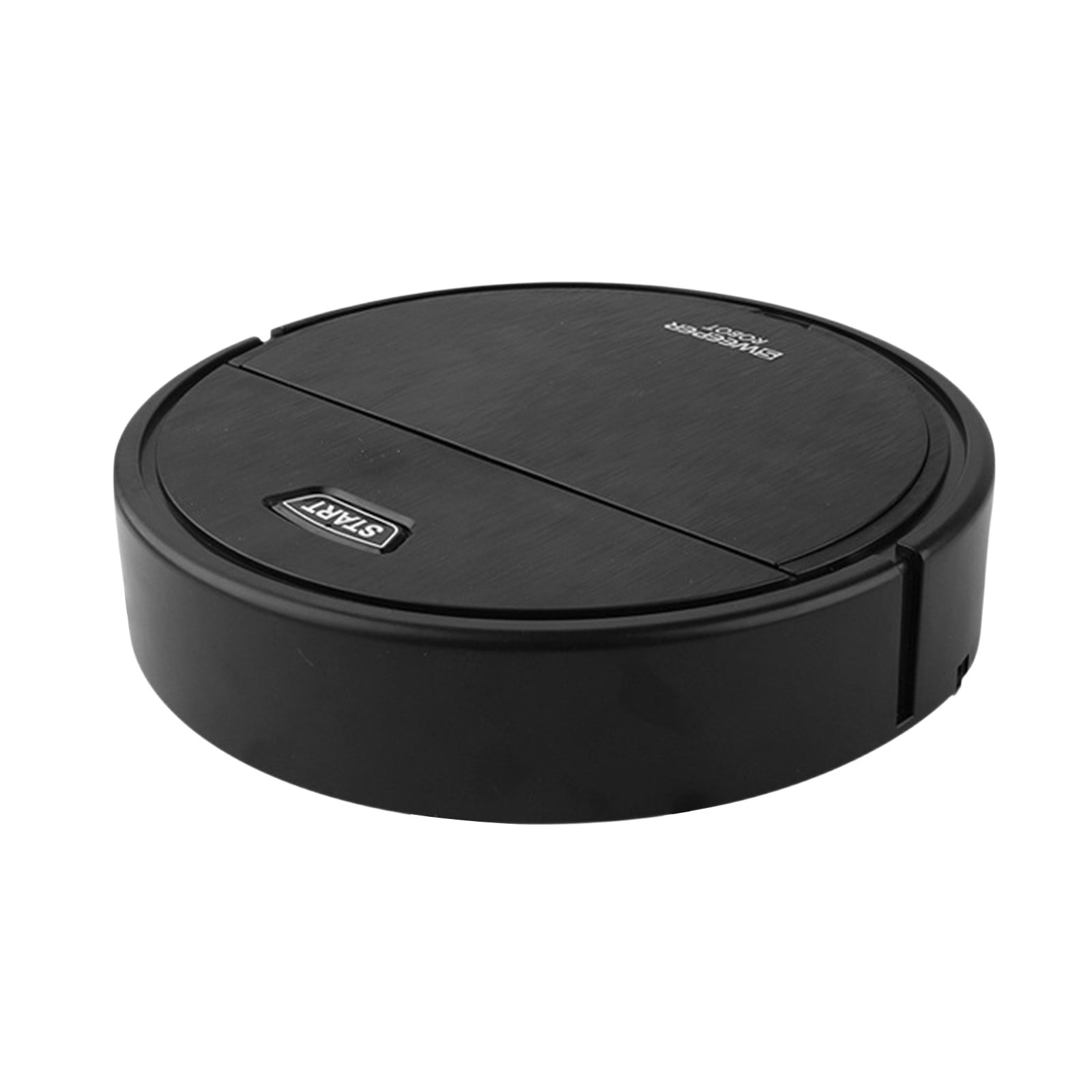 Robot Vacuum Cleaner, Rechargeable 2-in-1 Vacuum Cleaner, Powerful Upward Suction, One Click Start, Working Time of 90 Minutes, Suitable for Marble,Plank,Ceramic Tile(Black)