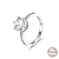thumbnail image 1 of 925 Silver Stackable Vintage Leaf Ring For Women Crystal S925 Bowknot Rings Original Finger Rings Anniversary Retro Jewelry YFPTR048 7, 1 of 6