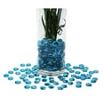 thumbnail image 5 of 1200 Pcs Ocean Blue Glass Gems, Pebbles, Mosaic Tiles, Marble Vase Filler, Toy (12LB), 5 of 8