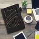 thumbnail image 1 of 2025 Planner Notebook | Bilingual English Spanish Schedule Book with Pen Strap - Daily Organizer | Durable Portable Design for Office Home | 1 Pack | Mid-Year Layout | Multilingual Agenda, 1 of 5