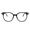 Black (Shiny), variant on OWL Retro Round Fashion Blue Light Blocking Reading Eyeglasses - Lightweight Frame, Anti Eyestrain UV Glare Filter Eyewear for Women Men - Ideal for Computer, Reading, Gaming, TV, Phones - Pink