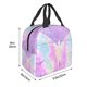 thumbnail image 3 of Balery Purple Sparkling Butterfly Bolsa de Almuerzo Aislada – Caja de Almuerzo con Papel de Aluminio Grueso, Mantiene la Comida Fresca por 4 Horas, 3 of 7