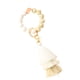 thumbnail image 1 of Sonducket Cuentas llavero colgantes exquisita decoración de moda accesorio borla llaves anillo colgante decoración bolsas flecos llaveros Accesorios de disfraces Blanco Sonducket AP014082-01, 1 of 6