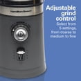 thumbnail image 3 of Hamilton Beach Custom Grind Electric Coffee Grinder, 14 Cups, Grey, 3 of 8