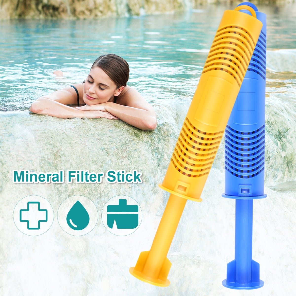 Spa Mineral Sticks Spa Hot Tub Filter Mineral Sticks for Hot Tub and Spa（4 Month） 
