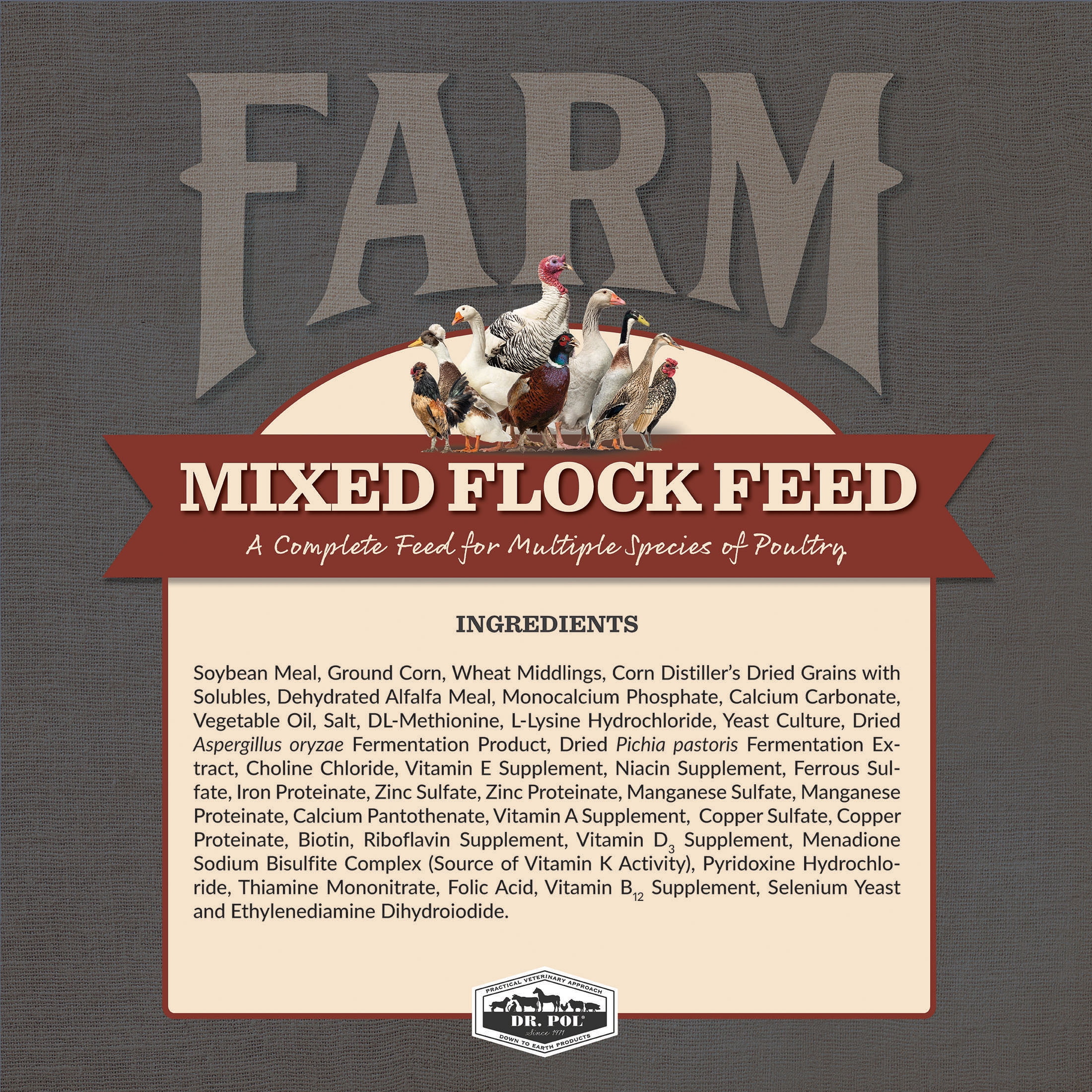 DR. POL HIGH PROTEIN 28% EXTRUDED GAMEBIRD FEED