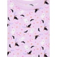 thumbnail image 2 of Wonder Nation Girls Halloween Tight Fit Long Sleeve Top and Pant 2 Piece Pajama Set, Sizes 4-10, 2 of 2
