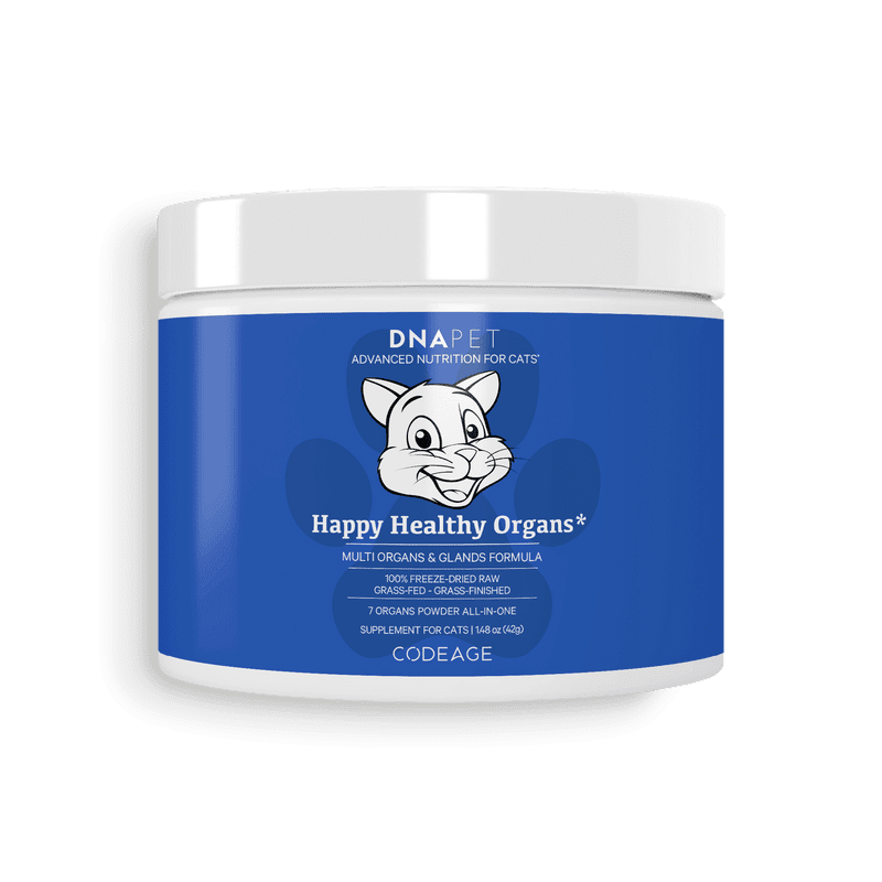 DNA PET Happy Healthy Organs & Glands Supplement for Cats, Multi Organ