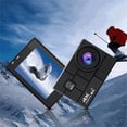 thumbnail image 1 of Cámara DV multifuncional para deportes extremos 4K Ultra Clear con control remoto Wifi Cámara todo en uno 30M Antivibración inteligente 170 ° Gran angular-Negro, 1 of 9